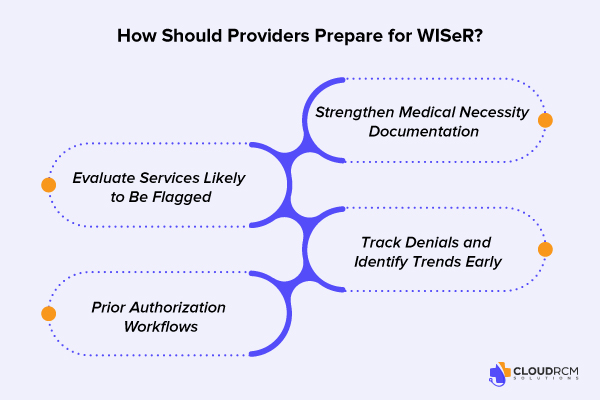 Healthcare providers discussing strategies to prepare for CMS WISeR model implementation.