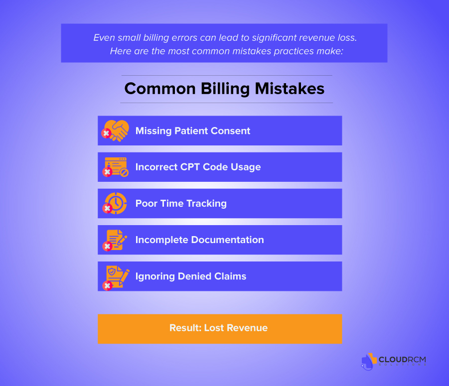 Common Billing Mistakes in Chronic Care management services